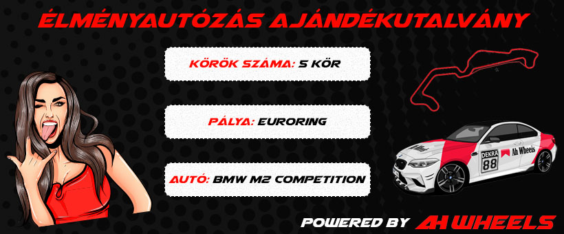 BMW M2 Competition élményautózás - 5 kör