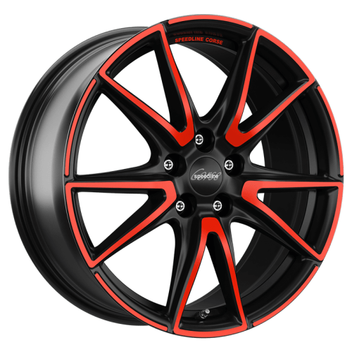 Speedline SL6 Vettore 8x20 5x112 ET27 CB66.6 Black And Red - Fekete piros