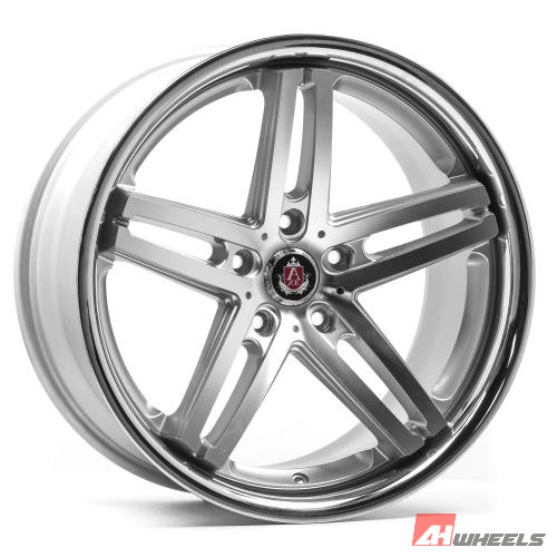 AXE EX11 9.5x19 5x120 ET27 CB72.6 GLOSS SILVER & POLISHED