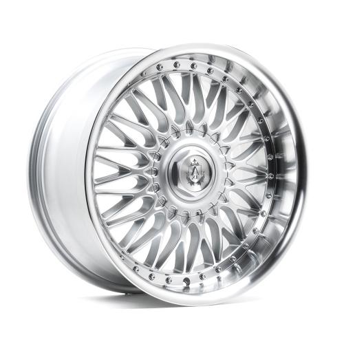 AXE EX10 8x18 4x98 ET20 CB73.1 GLOSS SILVER & POLISHED