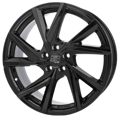 MSW MSW 80-5 6.5x16 5x100 ET40 CB57.1 Gloss Black - Fényes Fekete