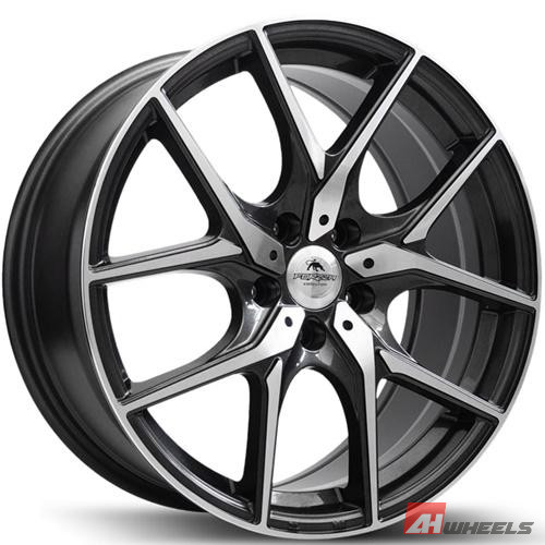 Forzza Vision 7.5x17 5x100 ET40 CB73.1 Grey Face Machined